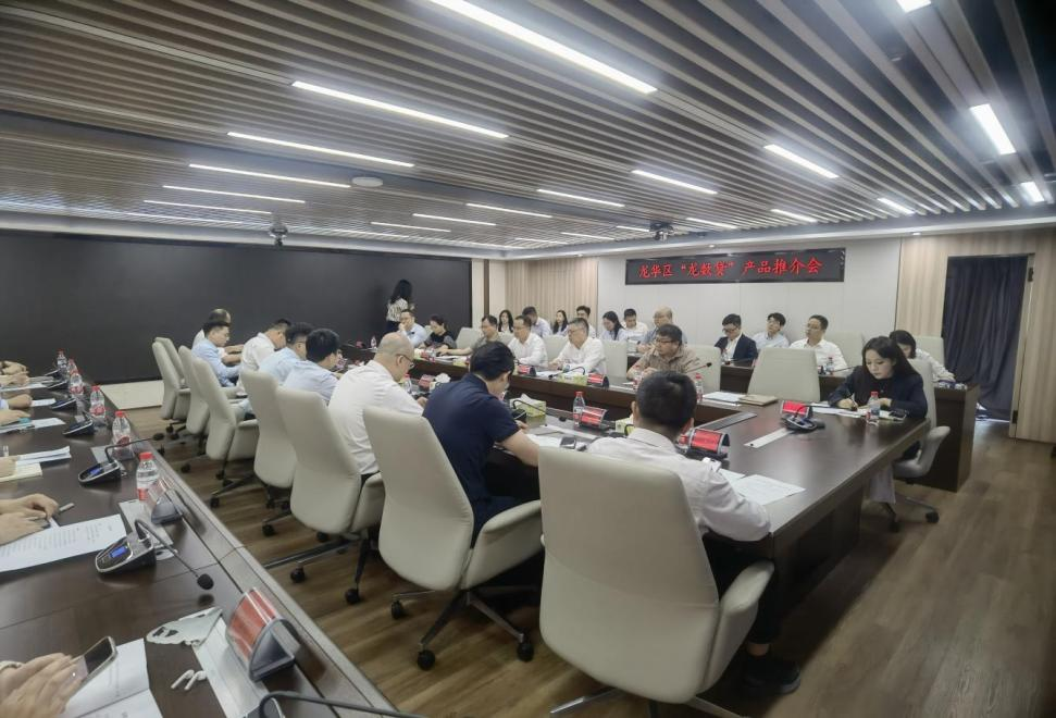 龙华数据公司与行业主管部门联合举办“龙数贷”产品推介会